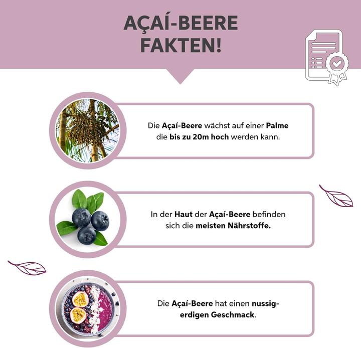 Produktbild Eltabia Acai Tabletten | Hochdosiert 5000mg Tagesdosis | Rohkost 100% reine 500mg Tabs (200 Stück, Tabletten)