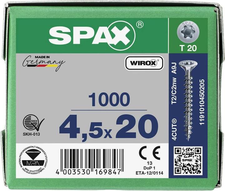 Image du produit Spax Vis pour panneaux agglomérés (1000 Vis par pièce)