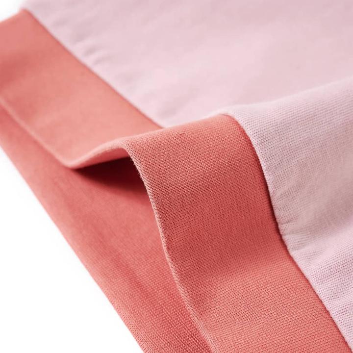 Produktbild VidaXL Kinder-Sweatshirt mit Farbblock Rosa 140,Material: 80 (140)