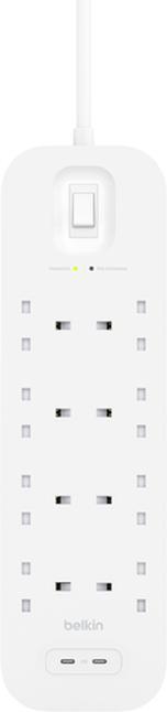 Immagine prodotto Belkin Protezione contro le sovratensioni Surgemaster (8 x, BS 1363, 2 m)