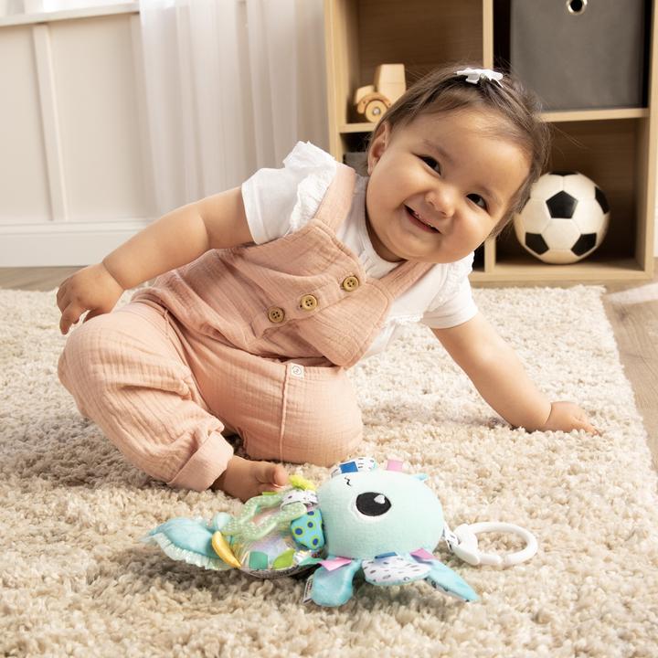 Actual product image Tomy LAMAZE Alise the Axolotl - Clip and Go Baby Pram Toys - Sensory Toys for Babies - Early Learning Bab