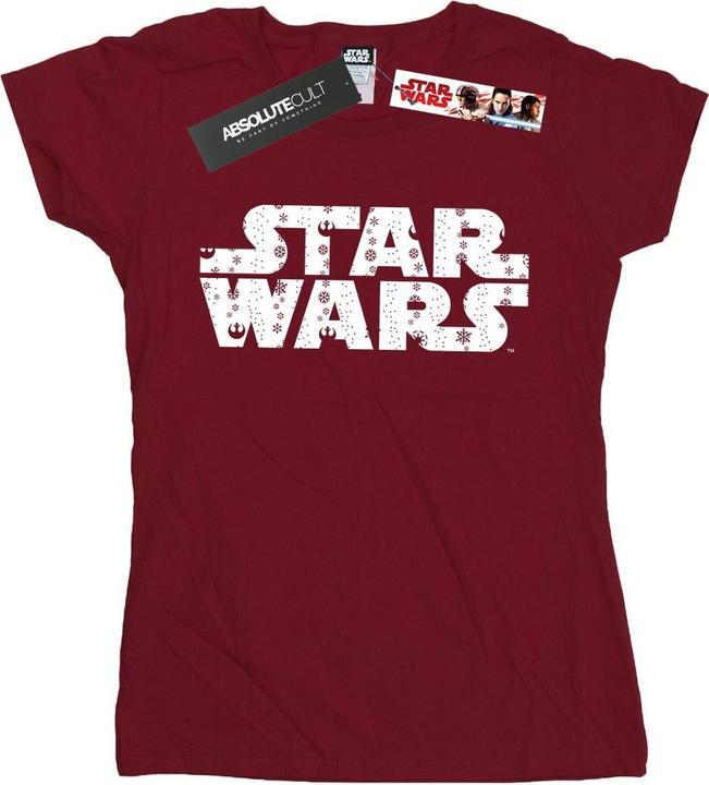 Immagine prodotto Star Wars Christmas Logo Maglietta Donna (XXL)