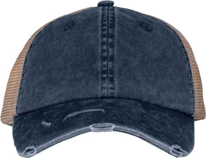 Native Spirit Erwachsene Destroy Washed Trucker Cap (One Size)