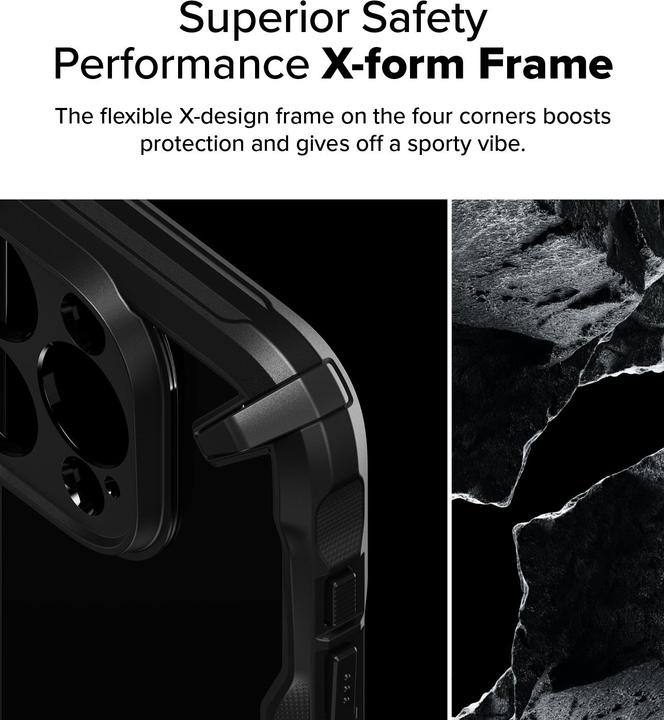 Produktbild Ringke Case for iPhone 16 Pro FUSION X BLACK (Apple iPhone 16 Pro)