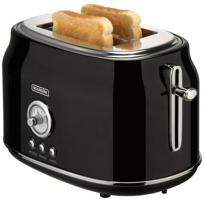 Image du produit Bourgini Grille-pain rétro - Broodrooster - Zwart
