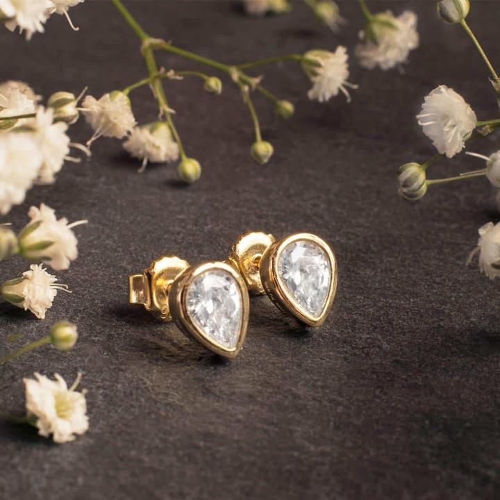 Produktbild Candy Ohrstecker Saffron, 925 Sterling Silber, vergoldet (18k vergoldet, 925 Sterling Silber)