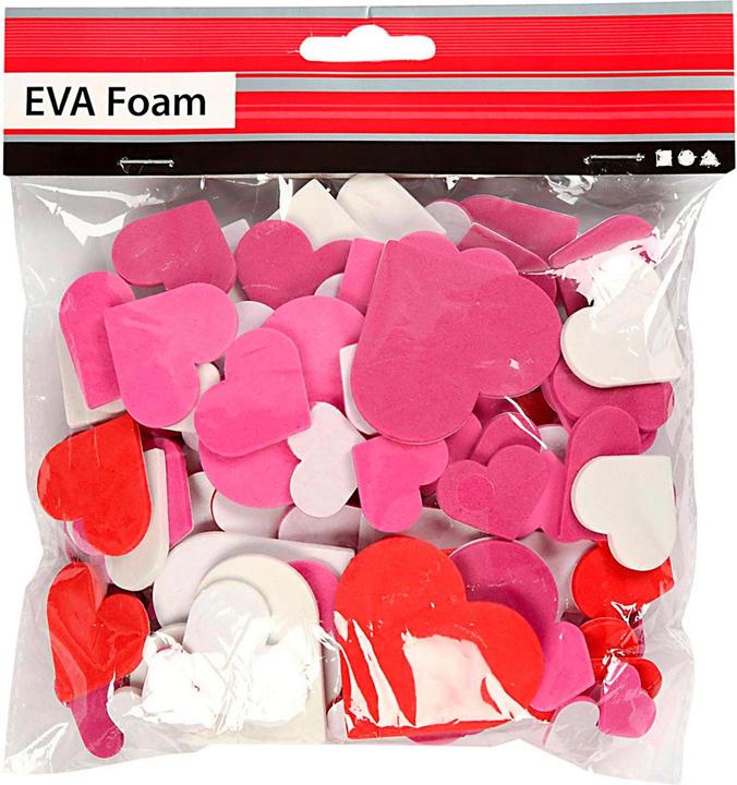 Immagine prodotto Creativ Company Foamvormen Hartjes, Zelfklevend, 200st.