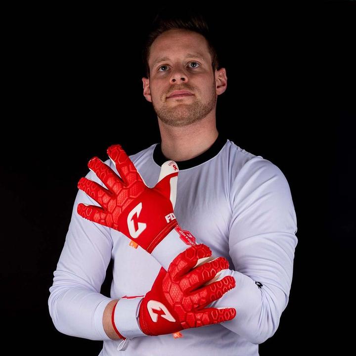 Image du produit Catch & Keep Gants de football Fly Red Soul Gr. 7 Rouge Gardien de but Gants de gardien de but (7)