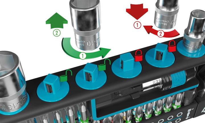 Produktbild HAZET 2300SH-1 (Kreuz Phillips PH M1, Kreuz Phillips PH M3, Kreuz Pozidriv PZ M1, Kreuz Pozidriv PZ M3)