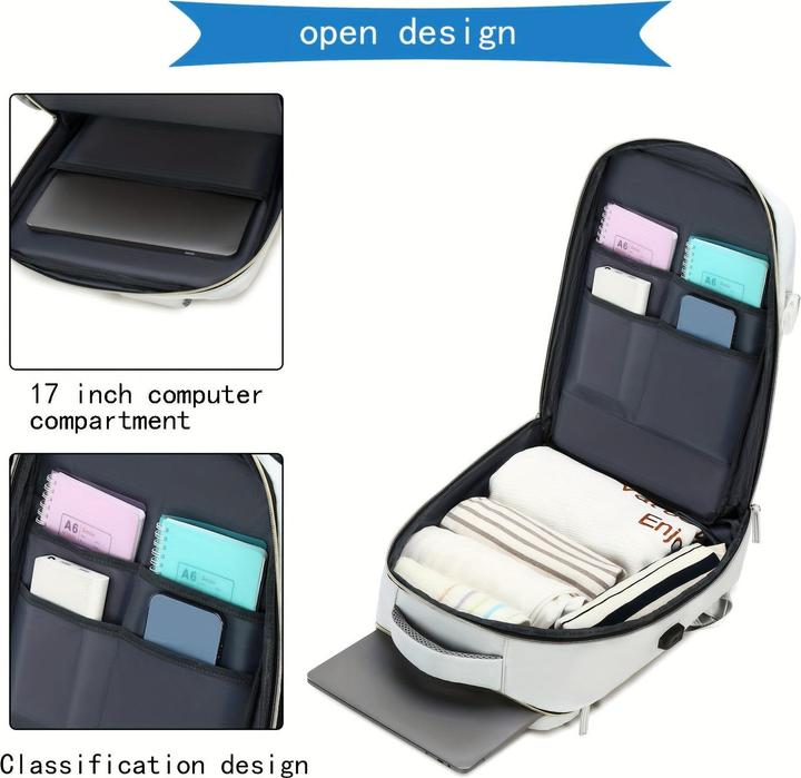 Immagine prodotto Only-Bags.Store Zaino da viaggio multifunzionale, zaino per computer portatile con approvazione della compagnia