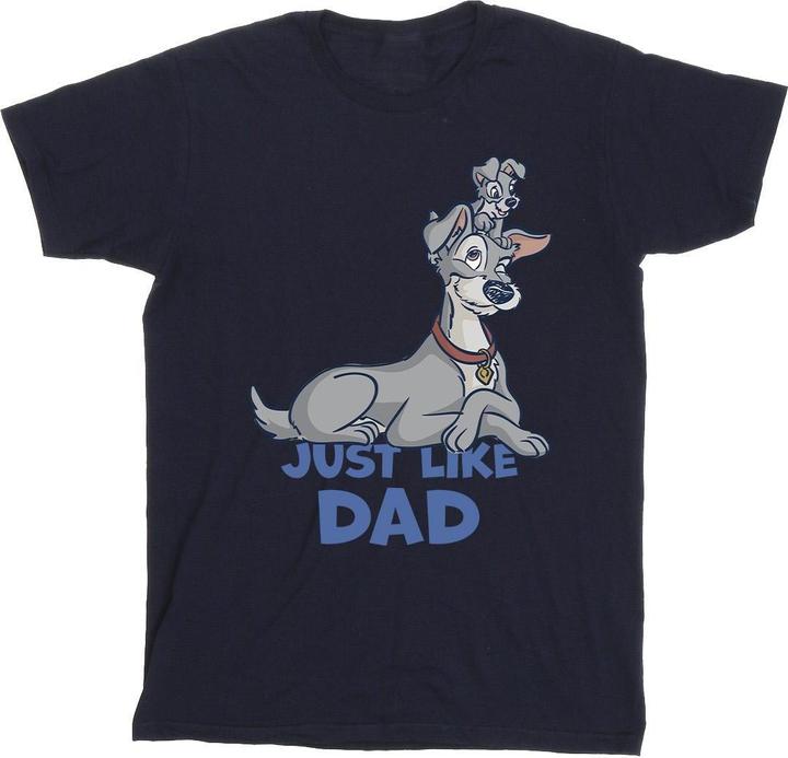Immagine prodotto Disney Lady And The Tramp Just Like Dad Maglietta Uomo (XXL)