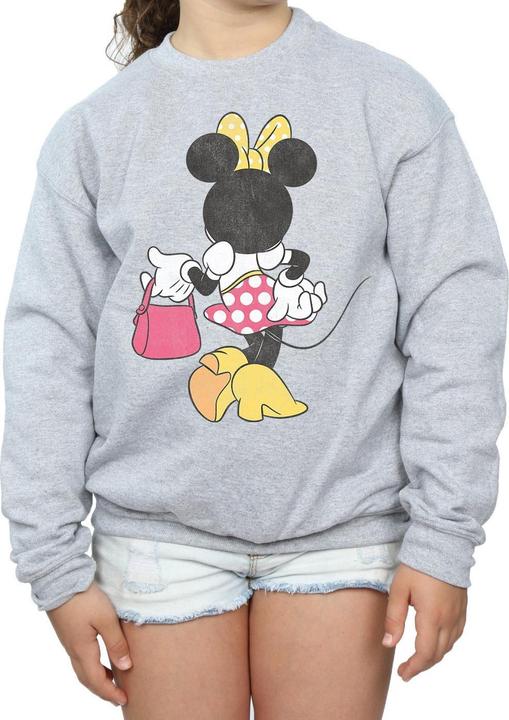 Actual product image Disney Girls Minnie Mouse Back Pose Sweatshirt (140, 146)