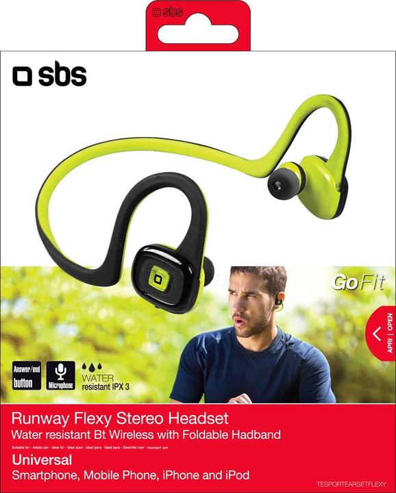 Image du produit SBS Écouteurs intra-auriculaires Runway Flexy Stereo (6 h, Sans fil)