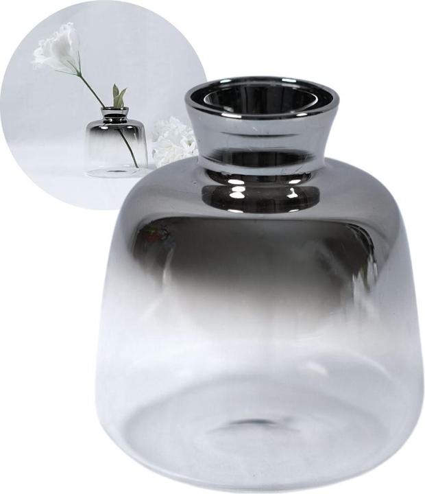 Image du produit Hermex Tischvase Blumenvase Ziervase Glasvase Dekovase Designvase (1 x)