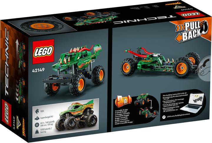 Produktbild LEGO Monster Jam Dragon (42149, LEGO Technic)