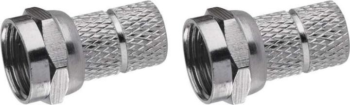 Actual product image Emos Connector F-plug for coaxial cable CB113