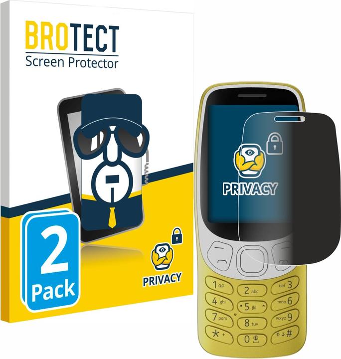 Actual product image BROTECT Anti-spy privacy film Blue light protection film (2 Piece, Nokia 3210)