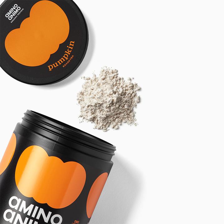 Actual product image Amino Animo Vegan protein pumpkin (Natural, 1 pcs., 500 g)