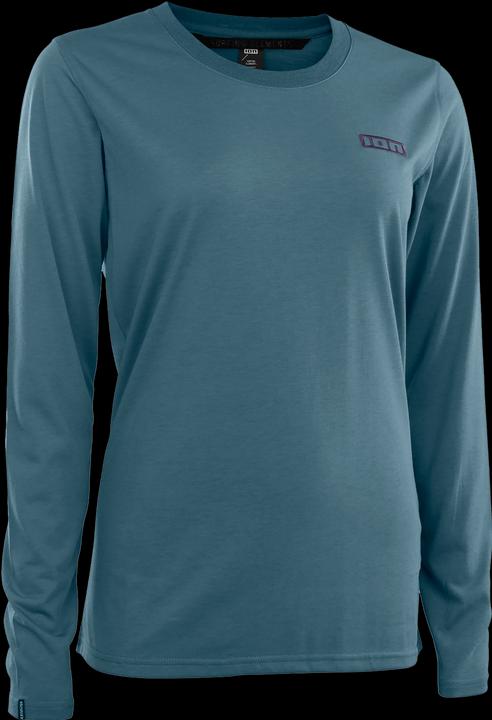 ION Bike Jersey S Logo LS DR women - cosmic-blue