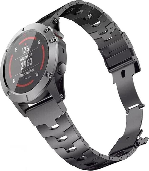 Produktbild Strap-it Titanarmband (Titan, 6x, fenix 5X)