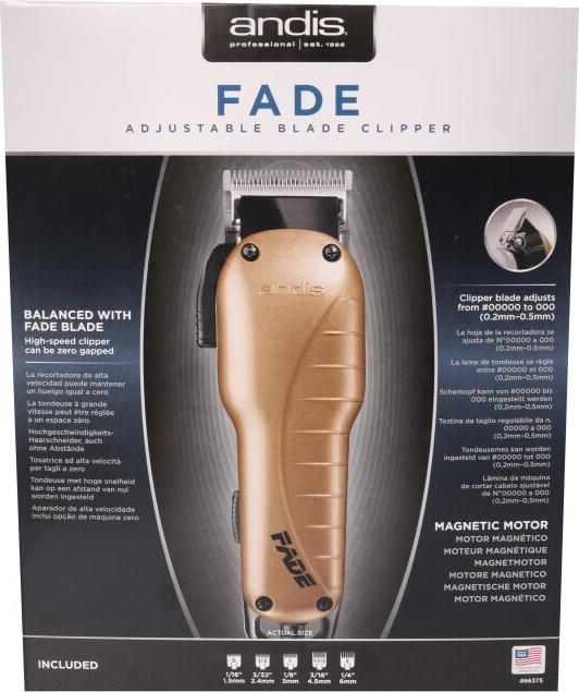 Actual product image Comair HSM Clipper Fade Gold Hair Clipper