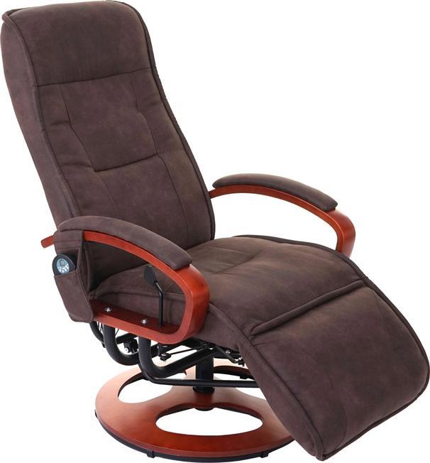 Immagine prodotto Swisshandel24 Lettino relax, poltrona relax, poltrona massaggiante, con massaggio Tessuto/Tessuto - finta pelle