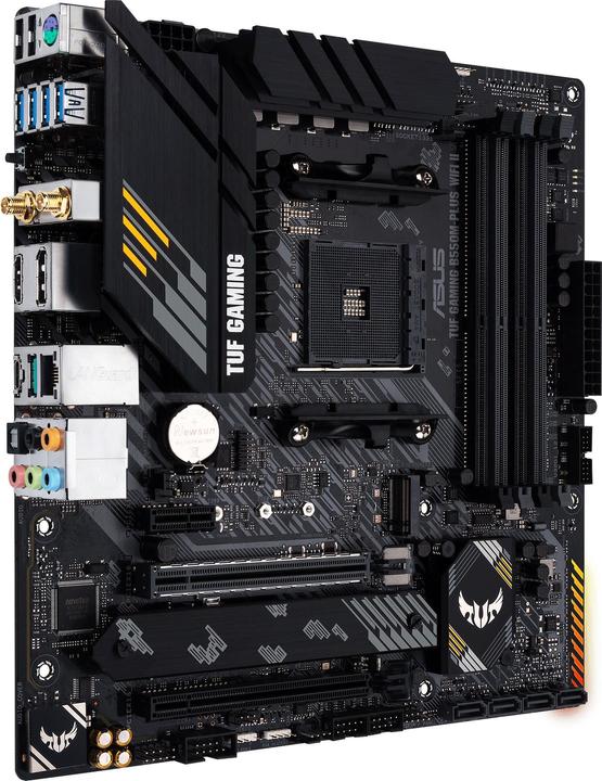 Immagine prodotto ASUS TUF GAMING B550M-PLUS WIFI II (AM4, AMD B550, mATX)