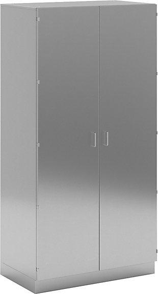 Produktbild kaiserkraft Reinraum-Hochschrank aus Edelstahl (100 x 58.5 x 200 cm)