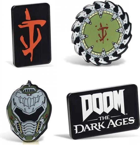 Produktbild Dpi Merchandising DOOM: The Dark Ages Magnet Set ""Icons"" (4 x)