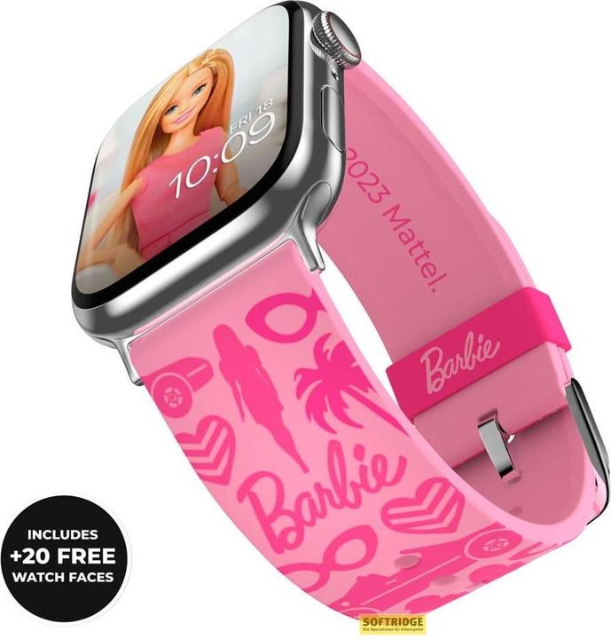 Immagine prodotto Moby Fox Barbie rosa classico Smartwatch cinturino (22 mm, Acciaio inossidabile, Silicone)