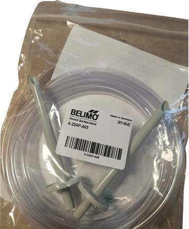 Immagine prodotto Belimo Le flange del pressostato APS01. sono costituite da 2 m di flangia in PVC e da 2 stk. di flangia in