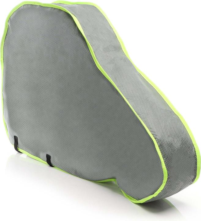 Actual product image Wiltec Drawbar Cover for Trailers and Caravans Towing Bar Hood in Grey made of 210D Oxford Fabric