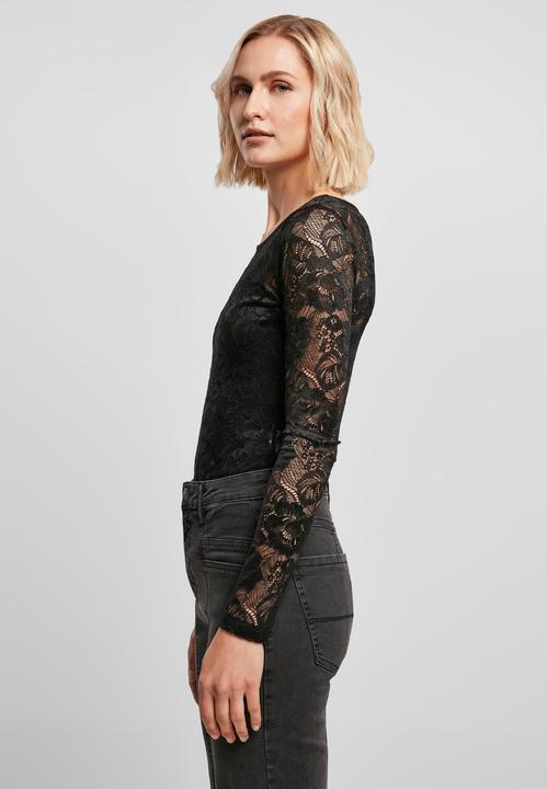 Image du produit Urban Classics Ladies Lace Longsleeve Body (XXL)