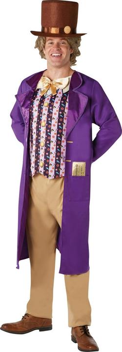 Actual product image Willy Wonka & the Chocolate Factory Mens Deluxe Costume (XL)