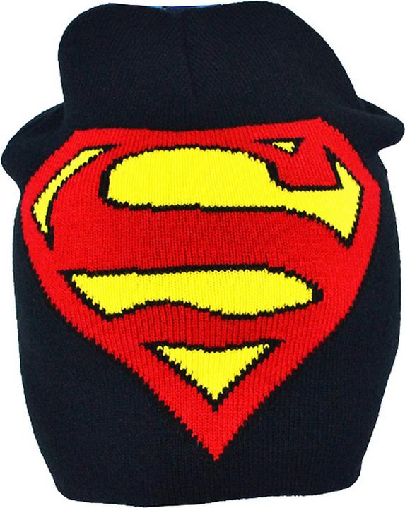 Produktbild Superman Jungen Beanie Mütze Roll Down