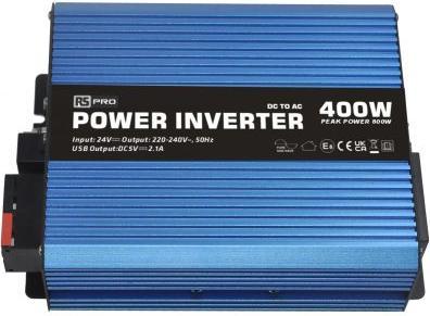 Immagine prodotto Rs Pro Inverter, 24V dc / 230V ac 400W onda sinusoidale pura
