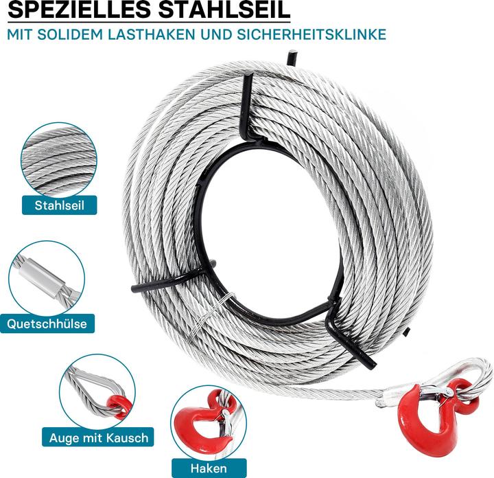 Actual product image Wiltec Cable winch