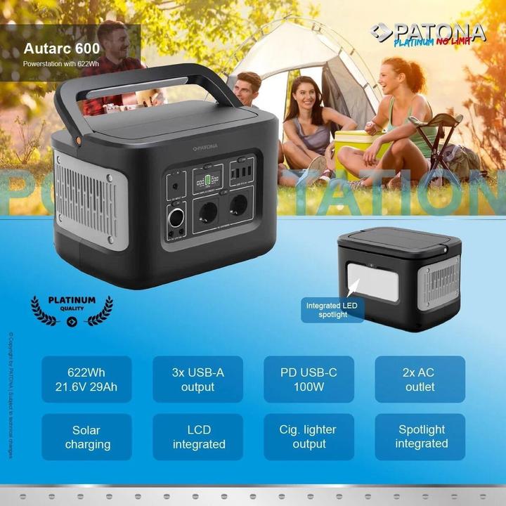 Image du produit Patona Station d'alimentation (622 Wh, 6.75 kg)