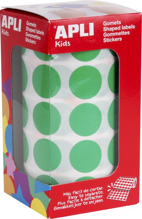 Immagine prodotto Apli Kids Sticker creativo "Round", in rotolo, verde