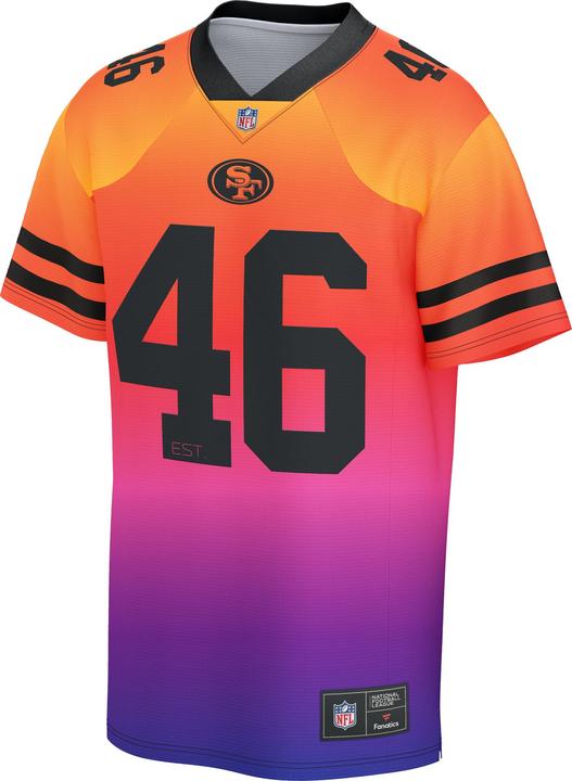 Fanatics San Francisco 49ers NFL SUNSET Mesh Supporters Jersey - XL (XL)