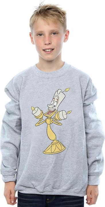 Actual product image Disney Boys Beauty And The Beast Lumiere Distressed Sweatshirt (152, 158)
