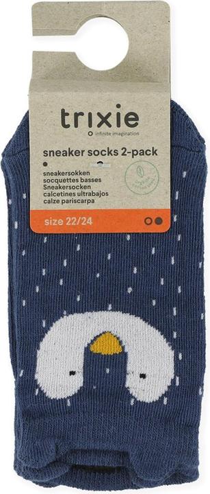 Actual product image Trixie Baby Sneaker socks 2-pack (16-25 M) Penguin (MQ3) (pack of 2, 24)
