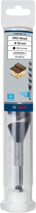 Actual product image Bosch Professional Zubehör PRO Wood Wood auger bit, 32 x 95 x 160 mm (32 millimetres)