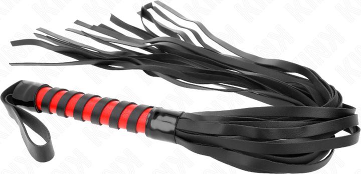 Actual product image Kink Long Striped Whip 70 cm