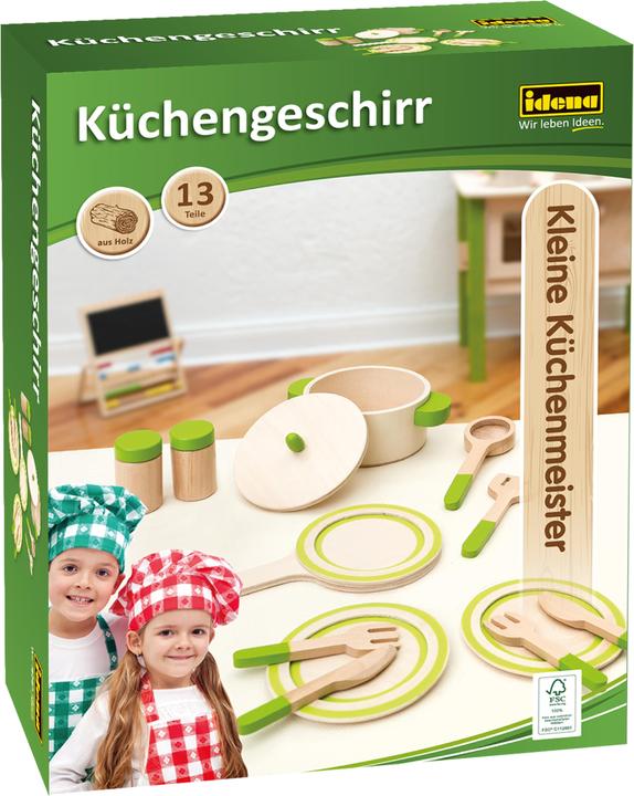 Immagine prodotto Idena Utensili da cucina in legno 13 pezzi FSC100