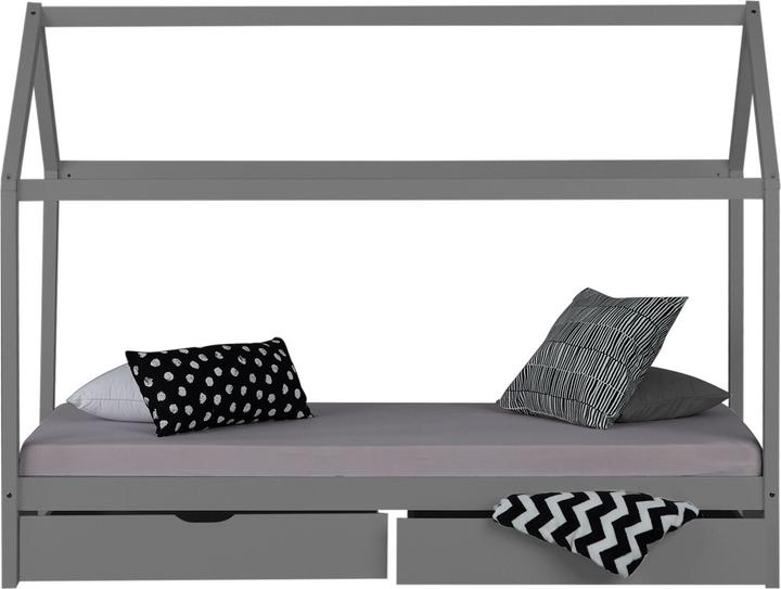 Produktbild Jamb Kinderbett mit Schubladen 90x200cm Weiss (90 x 200 cm)