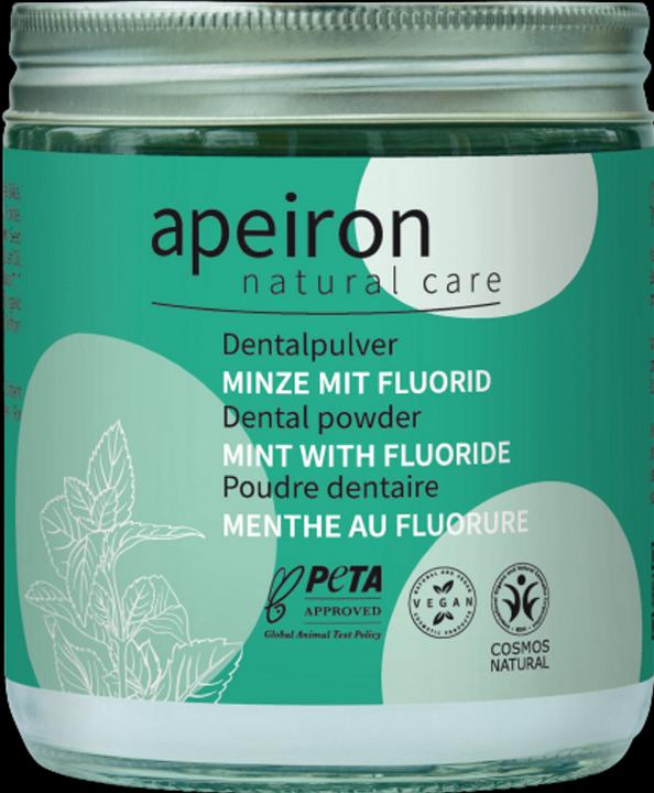 Immagine prodotto Apeiron Dentalpulver Minze+Fluorid Nachf
