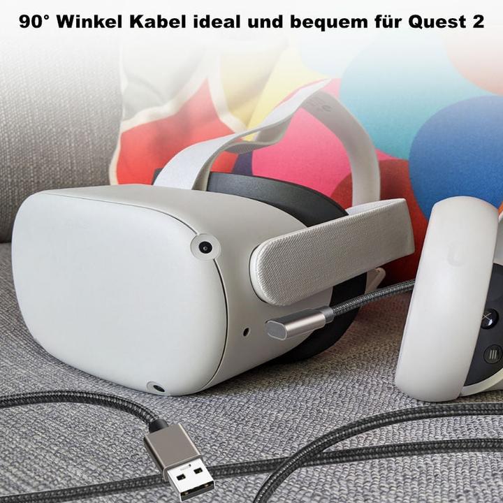 Immagine prodotto Hermex Oculus Quest 1 + 2 Cavo dati da 3 metri per occhiali VR