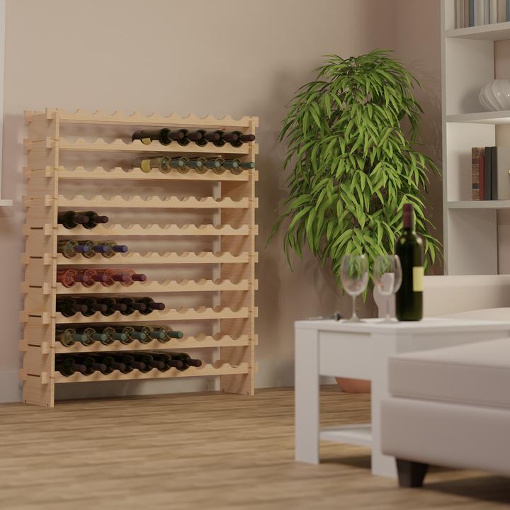 Immagine prodotto Relaxdays Weinregal (103 x 25 x 120 cm)