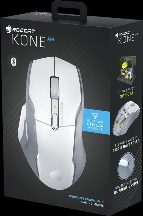 Produktbild Roccat kabellose Maus Kone Air, weiss (ROC-11-452-05) (Kabellos)